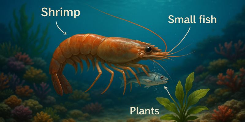 What Do Shrimp Eat in the Ocean?