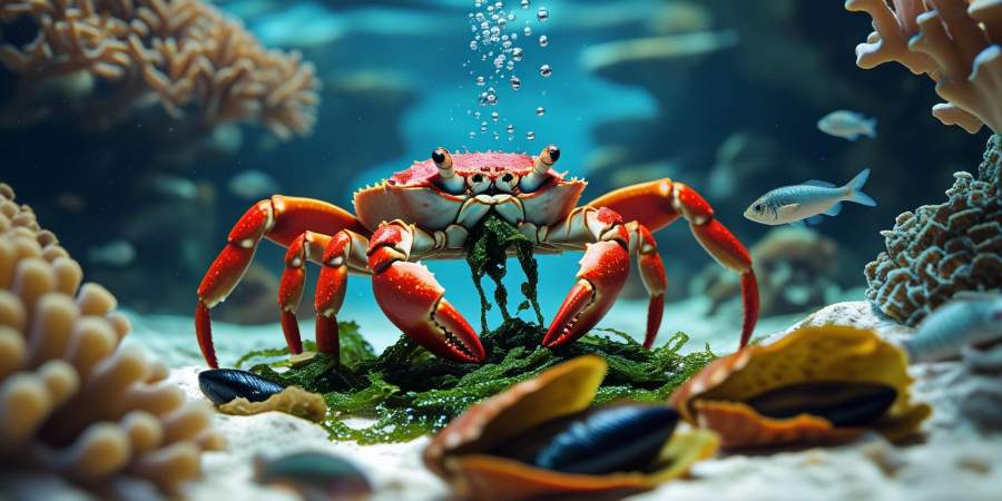 What Do Red Claw Crabs Eat in the Wild?
