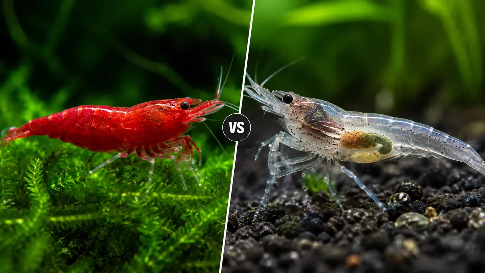 Ghost Shrimp vs Cherry Shrimp: Which One Should You Actually Buy?