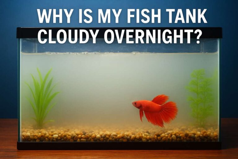 Why Is My Fish Tank Cloudy Overnight? 5 Real Reasons & Fixes