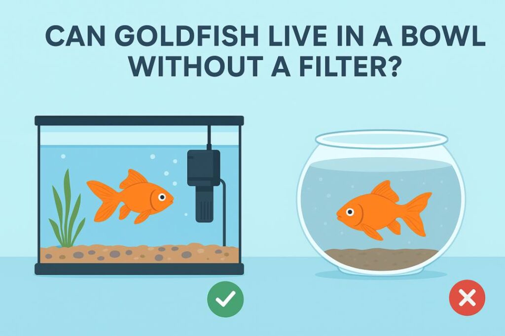 Can Goldfish Live in a Bowl Without a Filter
