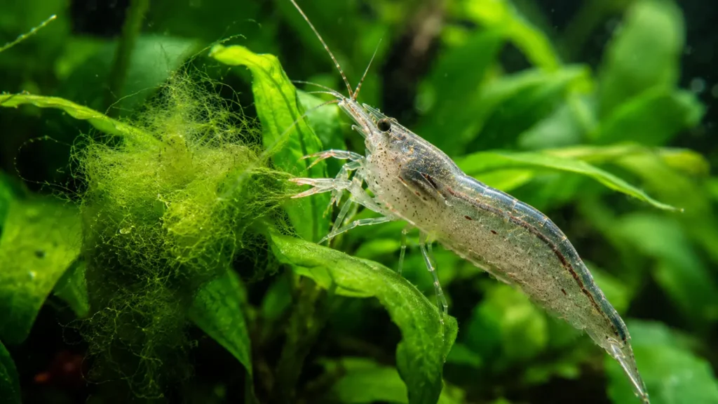 do amano shrimp eat algae