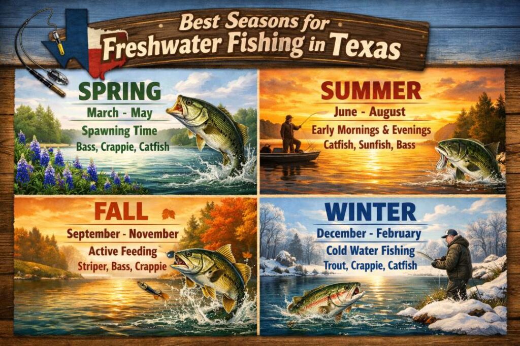 Best Seasons for Freshwater Fishing in Texas
