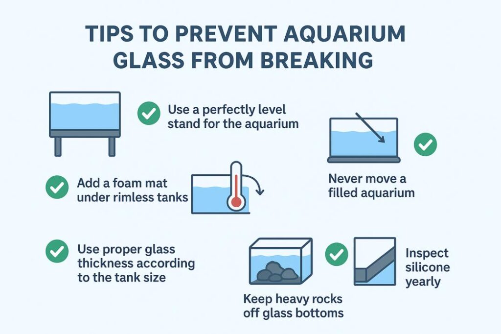 Can aquarium glass break