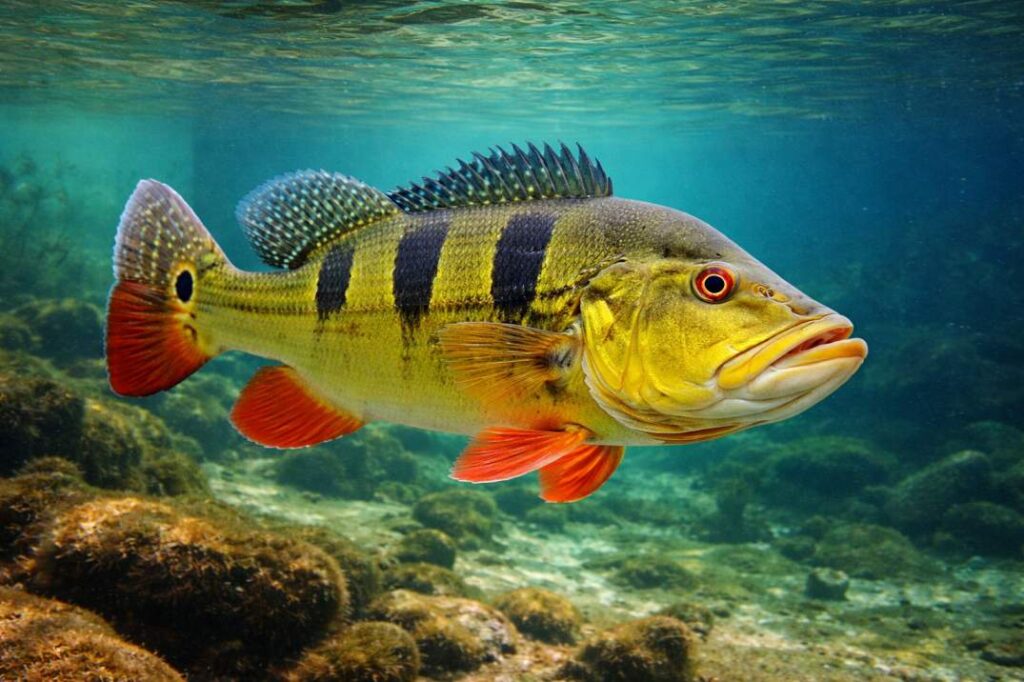 Florida river fishing peacock bass