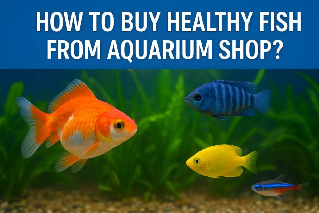 How to buy healthy fish from Aquarium shop?
