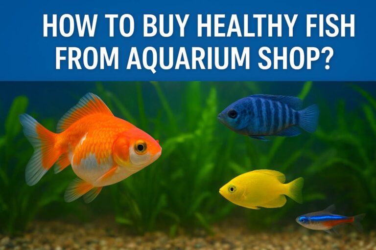 How to Buy Healthy Fish from Aquarium Shop? ( 8 Mandatory Check)
