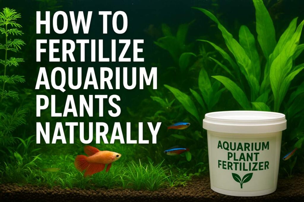 how to fertilize aquarium plants naturally