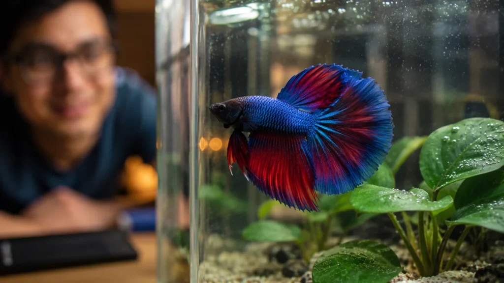 can fish show affection to humans