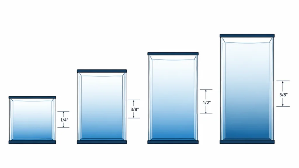 how strong is aquarium glass