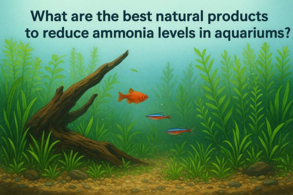 how to remove ammonia from fish tank naturally