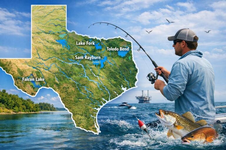 Texas Fishing: Complete Guide to Fishing in Texas (Spots, Seasons, Licenses & Fish Species)