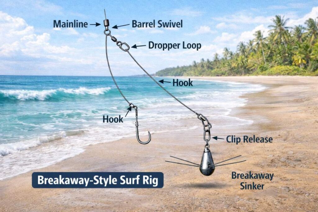 Breakaway-Style Surf Rig