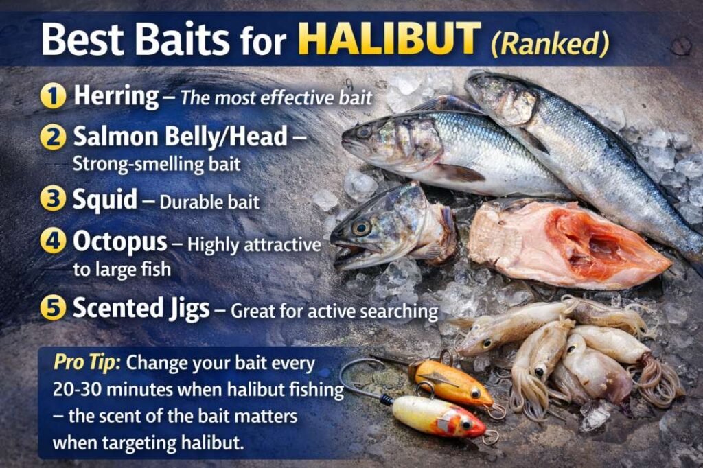 Best bait for Halibut in Alaska