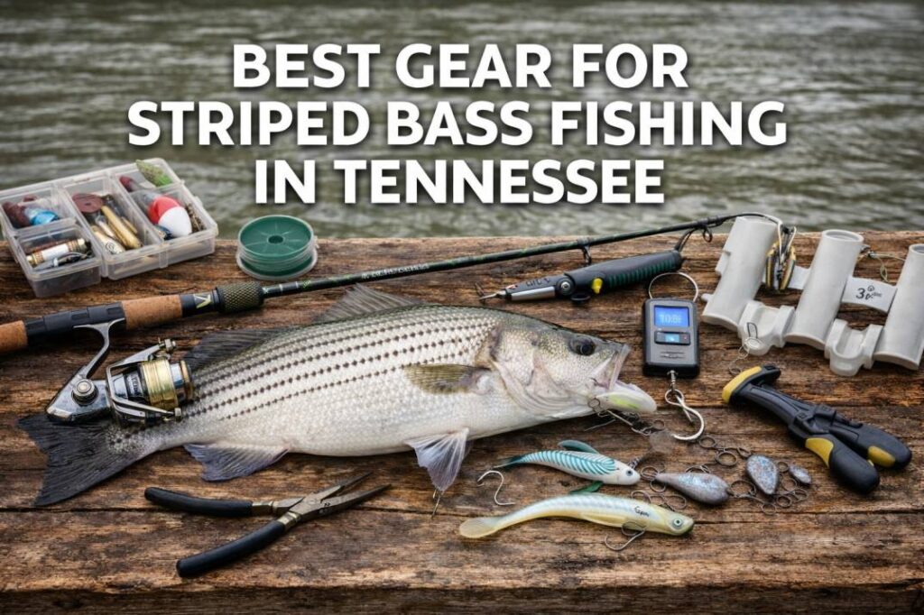 Best gear for striped bass fishing in Tennessee