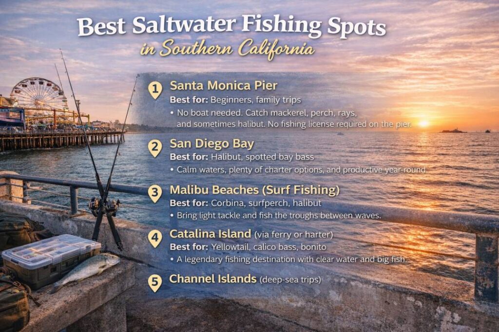 best saltwater fishing spots in southern California
