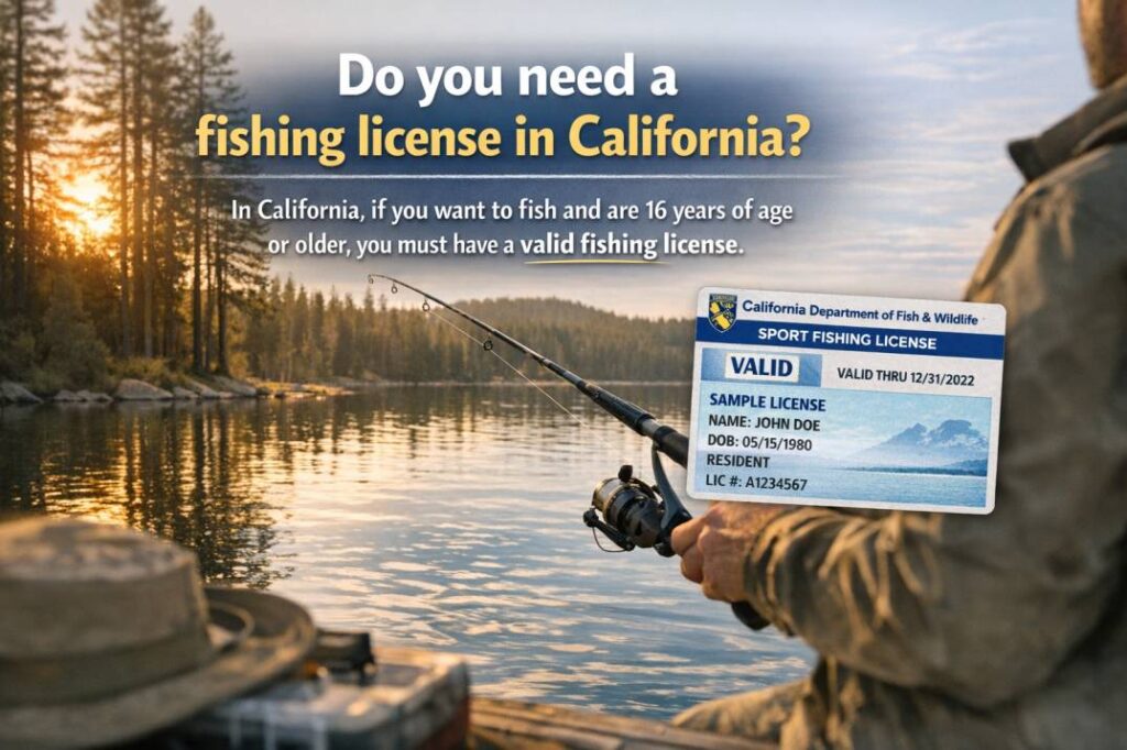 Do you need a fishing license in California?