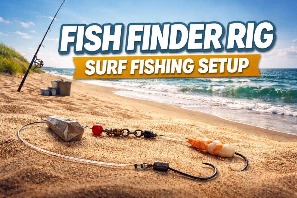 Fish finder rig surf fishing