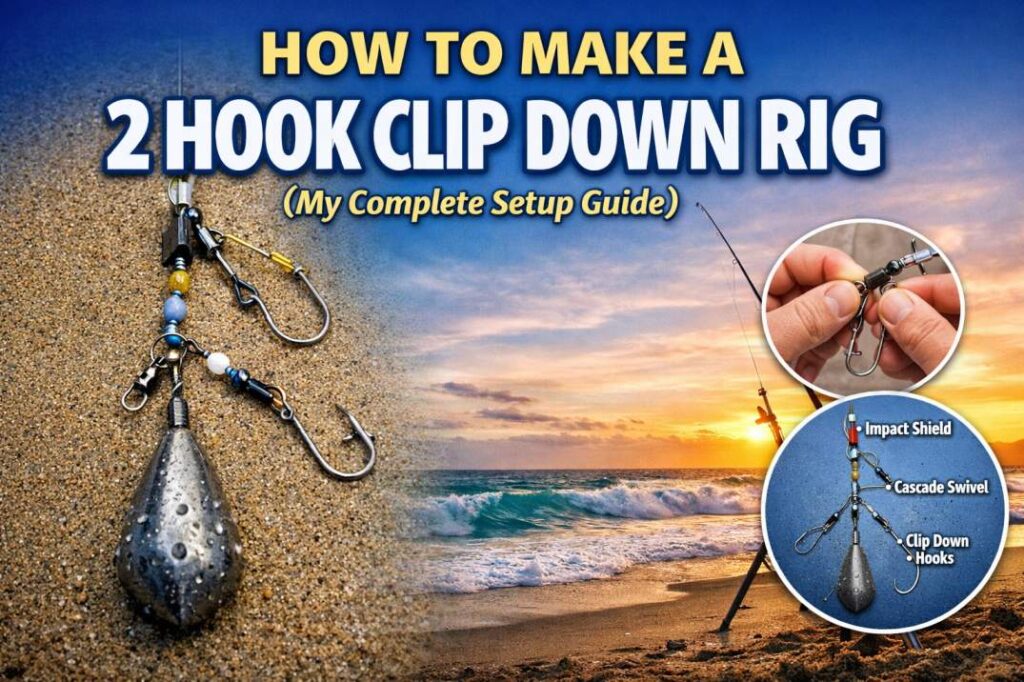 how to make a 2 hook clip down rig