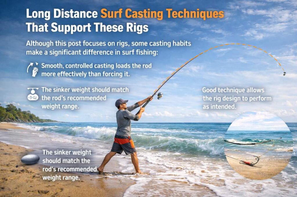 long distance surf casting techniques