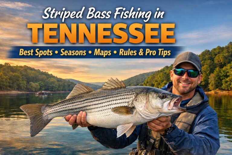 Striped Bass Fishing in Tennessee: Best Spots, Seasons, Maps, Rules & Pro Tips
