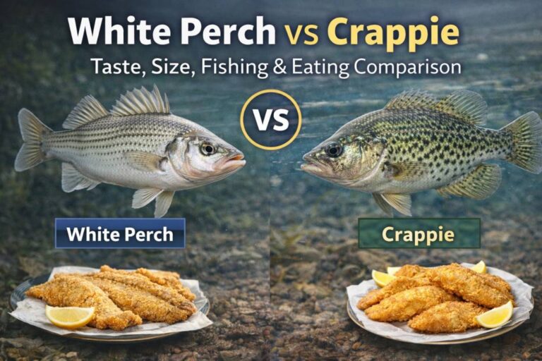 White Perch vs Crappie: Taste, Size, Fishing & Eating Comparison