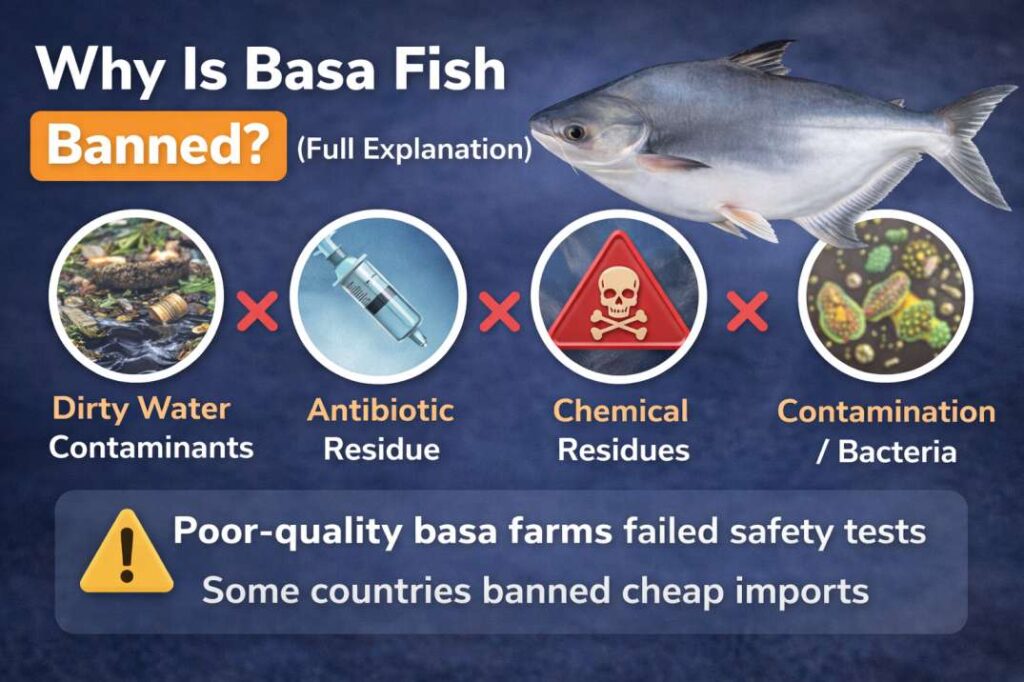 Why is basa fish banned