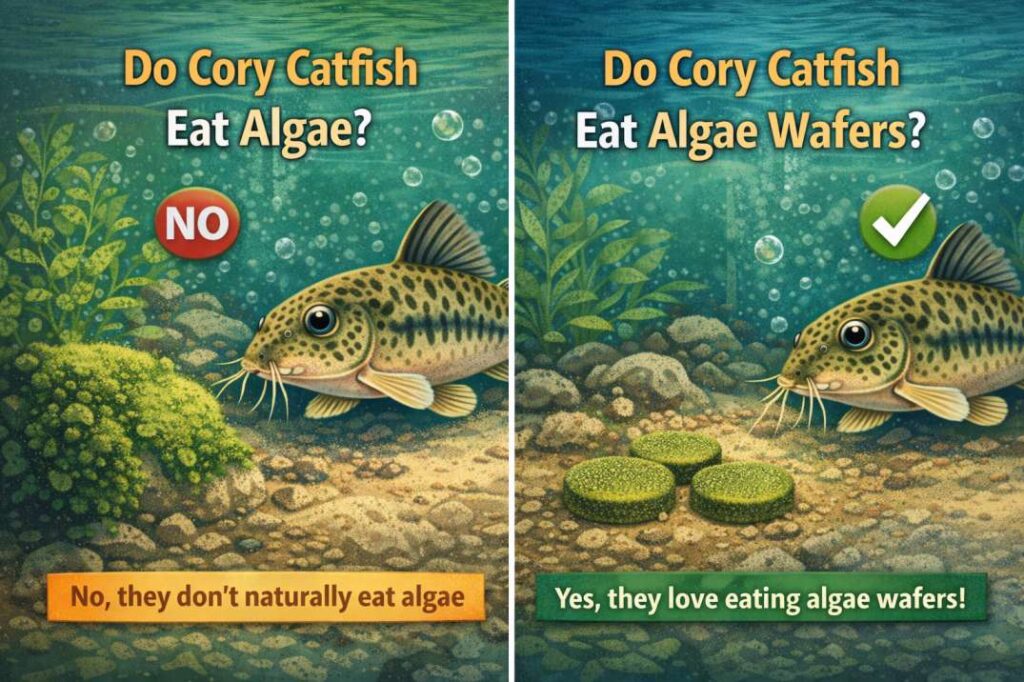 do cory catfish eat algae