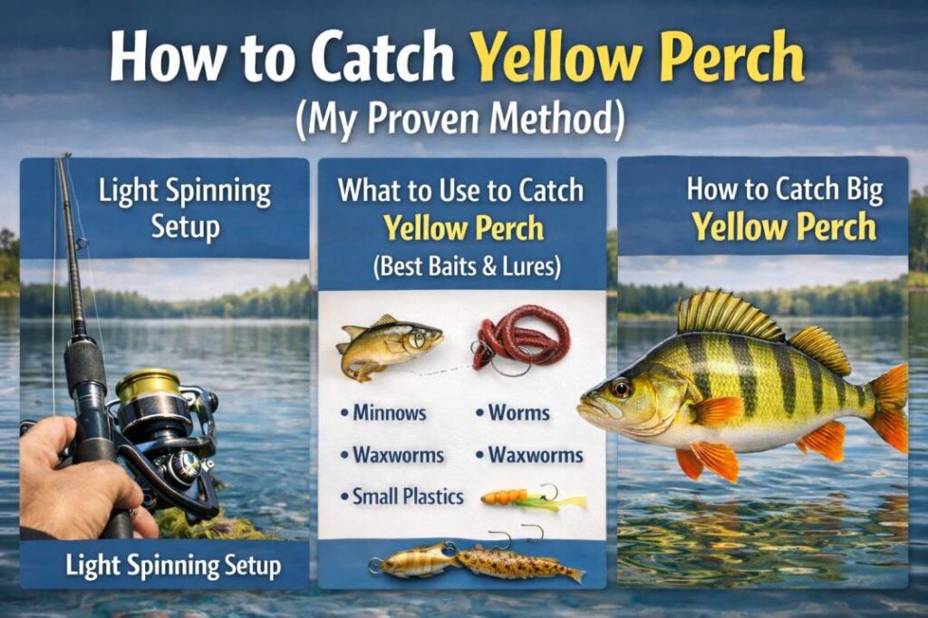 how to catch yellow perch