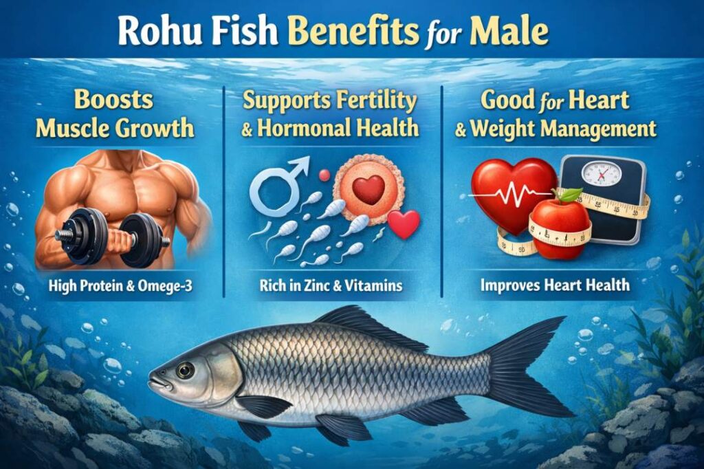 rohu fish benefits for male