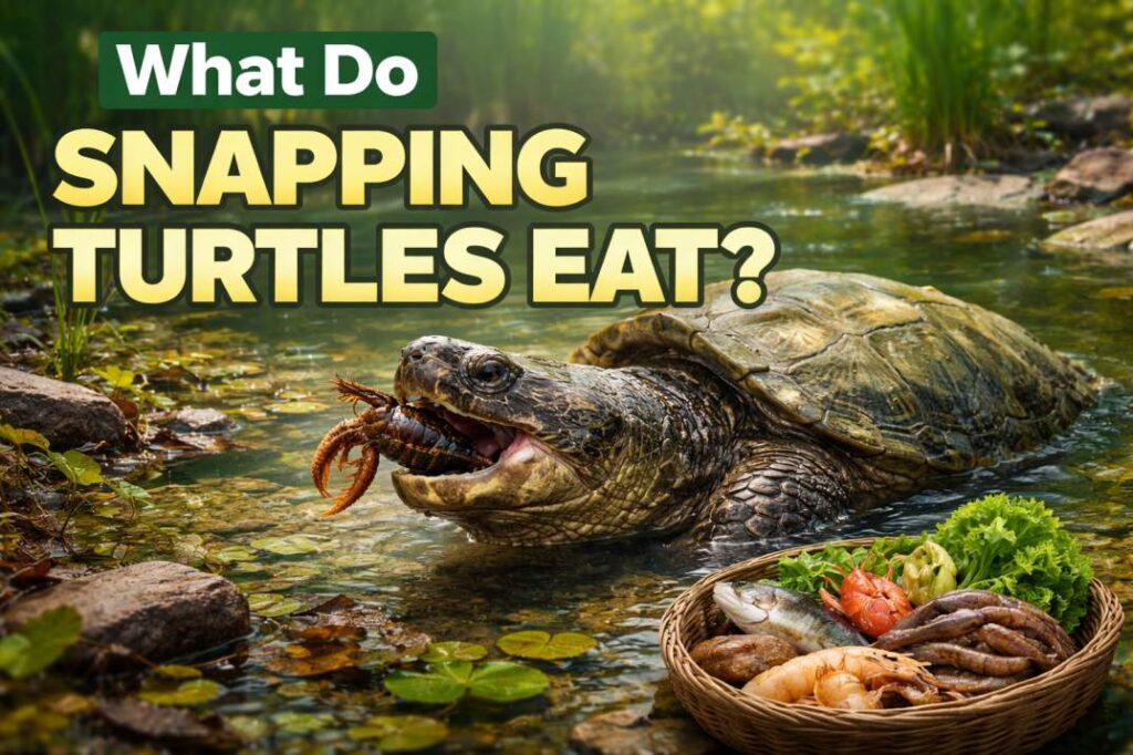 what do snapping turtles eat