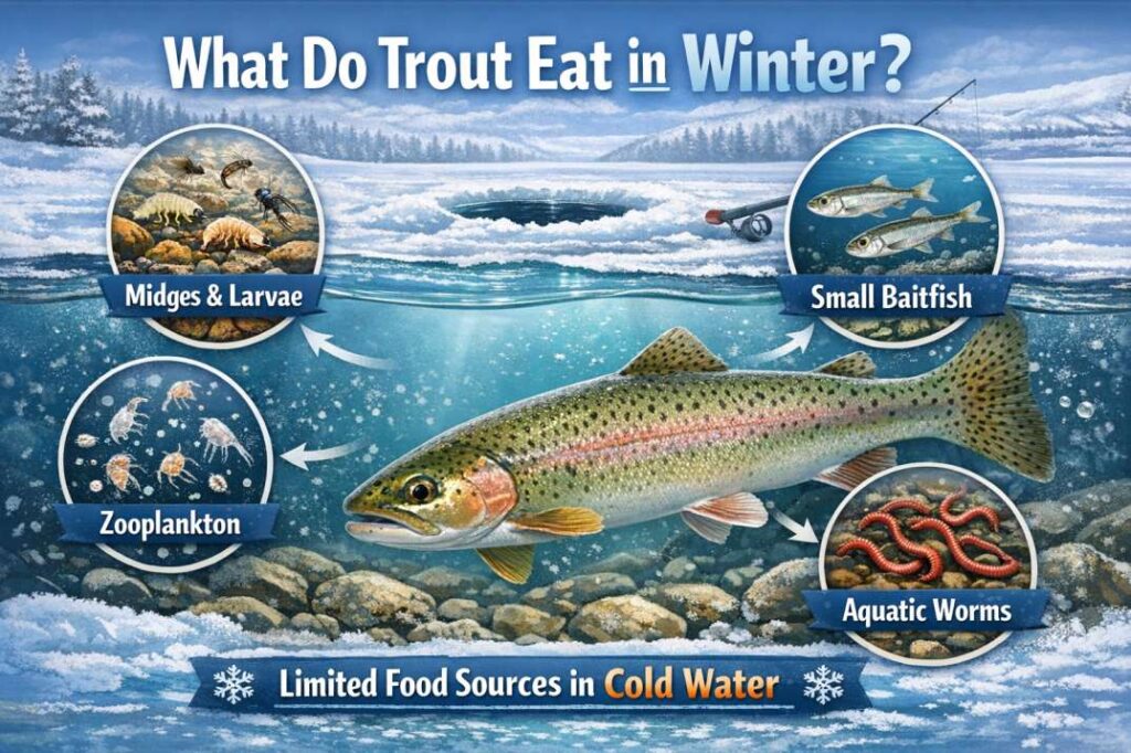 what do trout eat