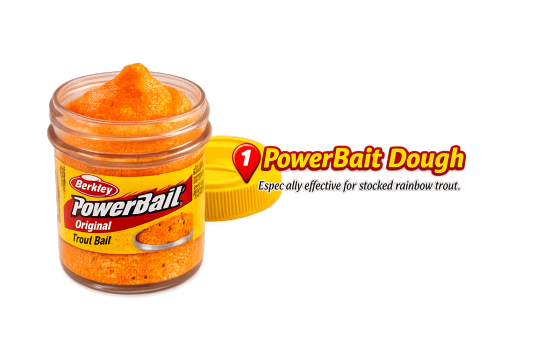 PowerBait Dough in Best Bait for Trout