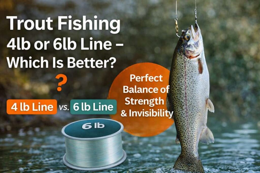 Trout fishing 4lb or 6lb line