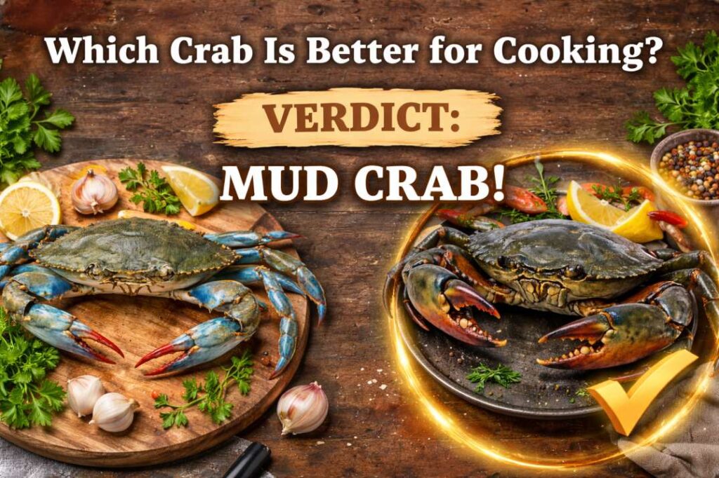 blue crab vs mud crab comparison