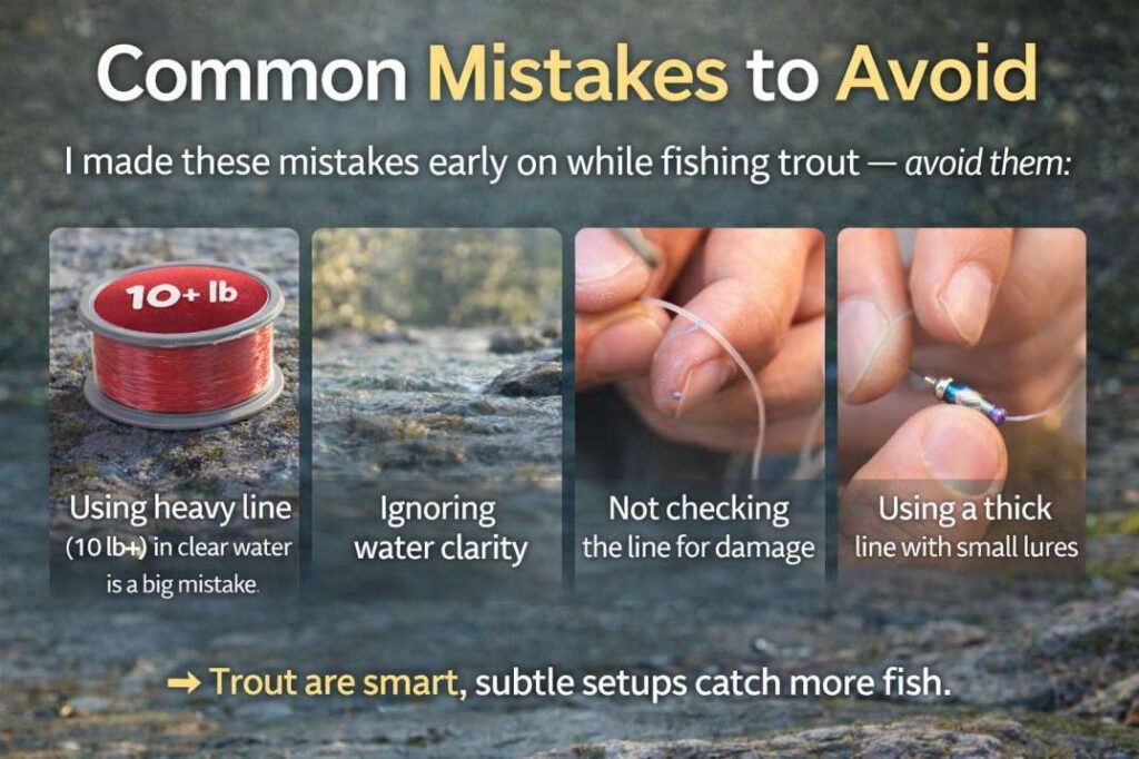 is 6lb line good for trout