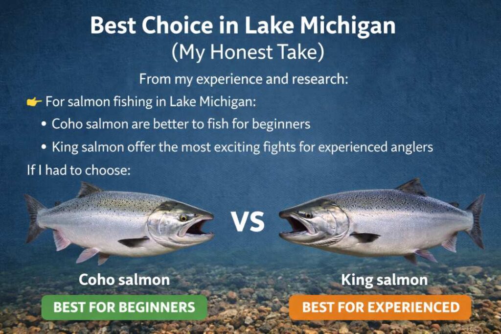 is coho and king salmon the same