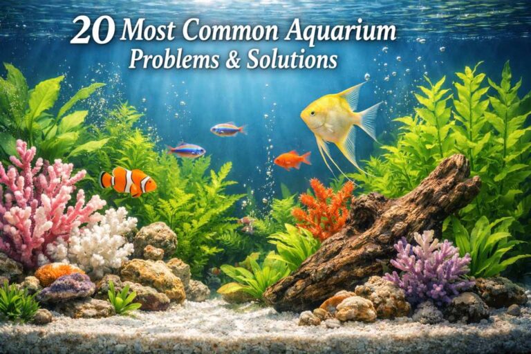 20 Most Common Aquarium Problems and Solutions (Last is Deadly Mistake)
