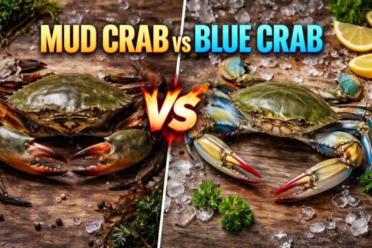 Mud Crab vs Blue Crab: Best by Taste, Size, Price & Nutrition