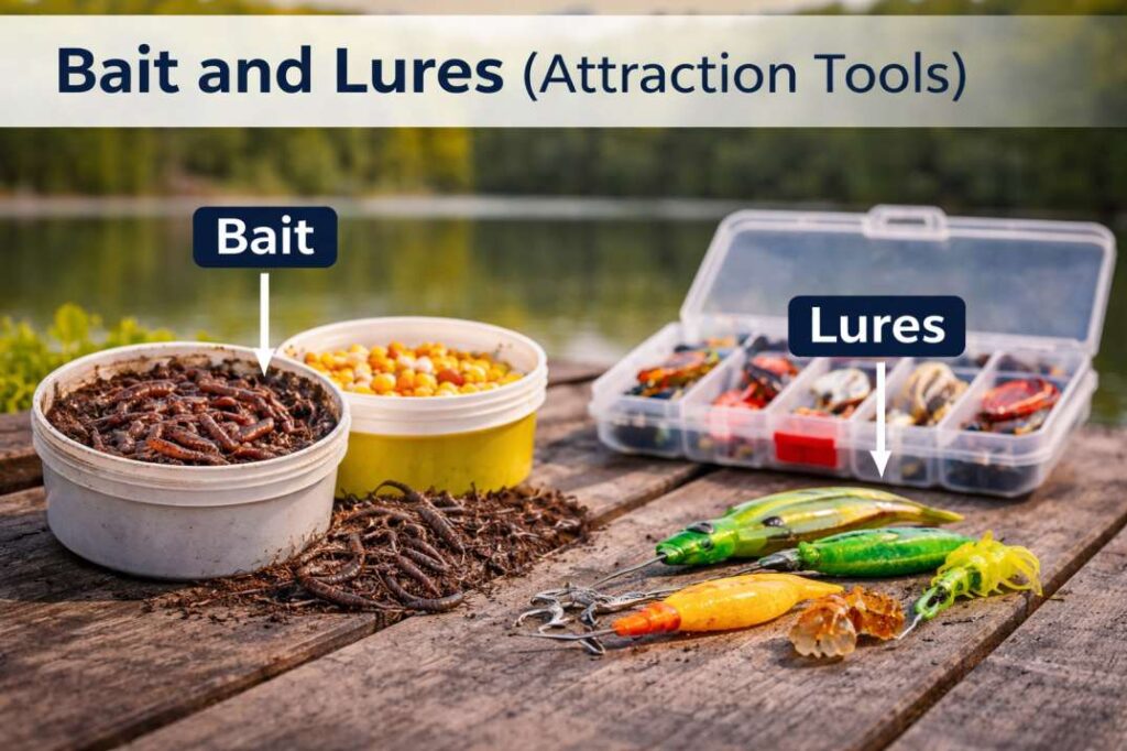 Bait and Lures fishing equipment for salmon