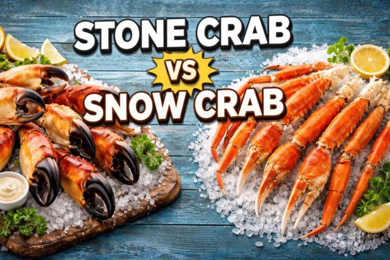 Stone Crab vs Snow Crab: Taste, Size, Meat, Nutrition & Price Compared
