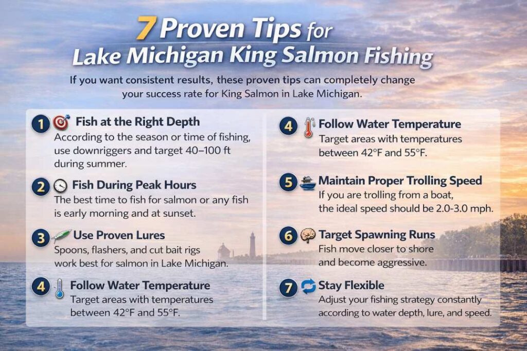 king salmon fishing lake michigan