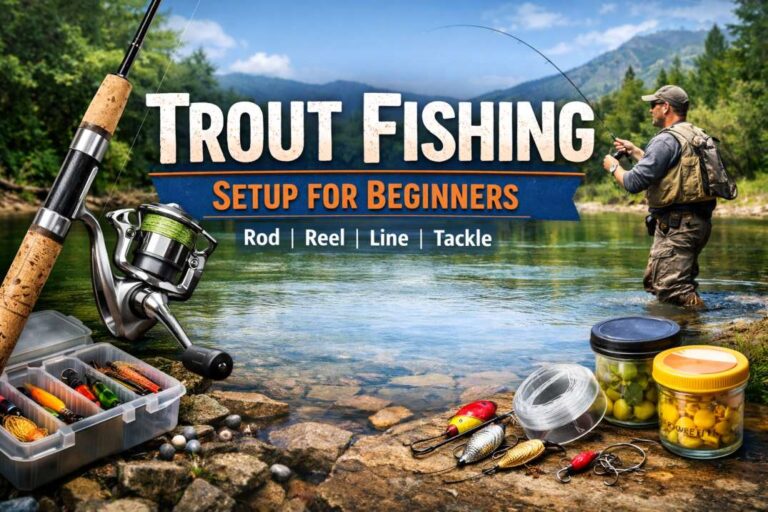 Trout Fishing Setup for Beginners (6 Essential Gear You Can’t Miss)