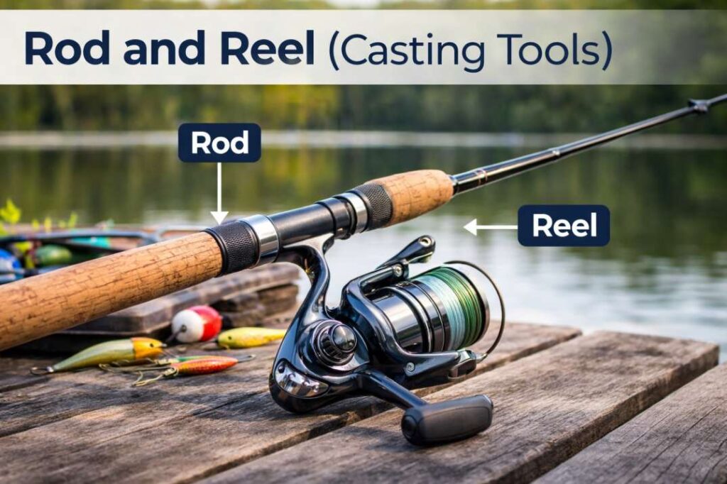 different types of fishing tools and their uses