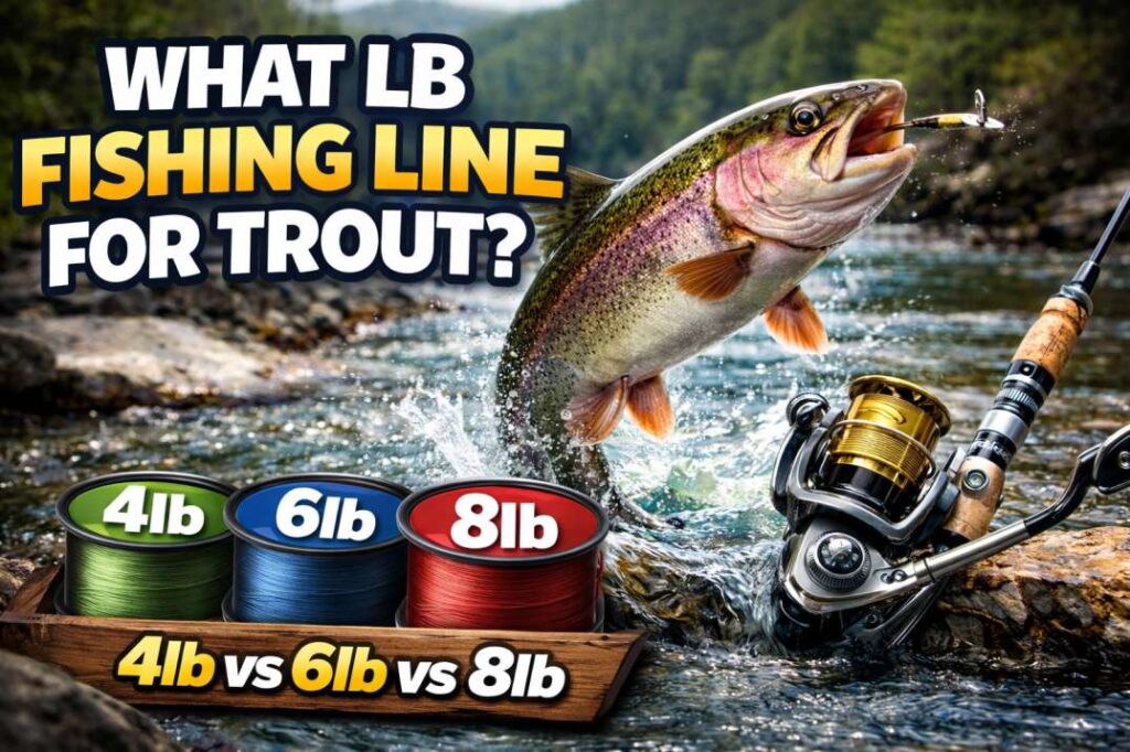 what lb fishing line for trout
