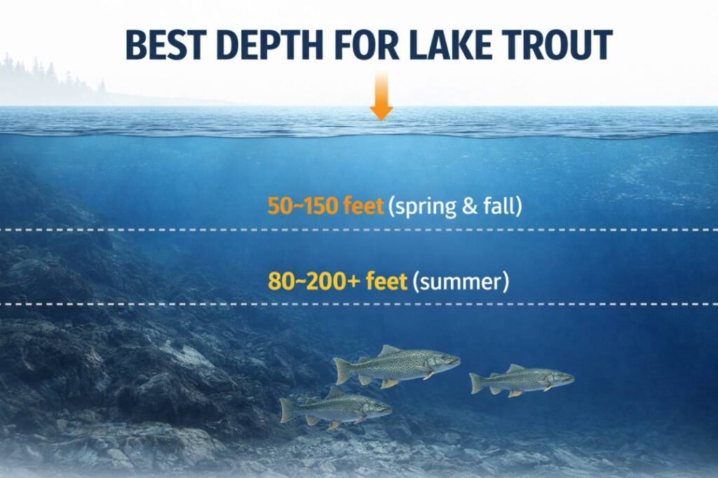 Best Depth for Lake Trout in Lake Michigan