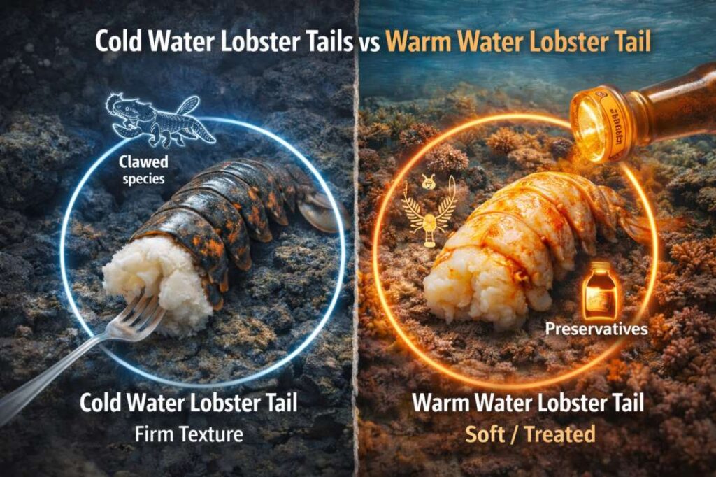 Cold Water Lobster Tails vs Warm Water Lobster Tail