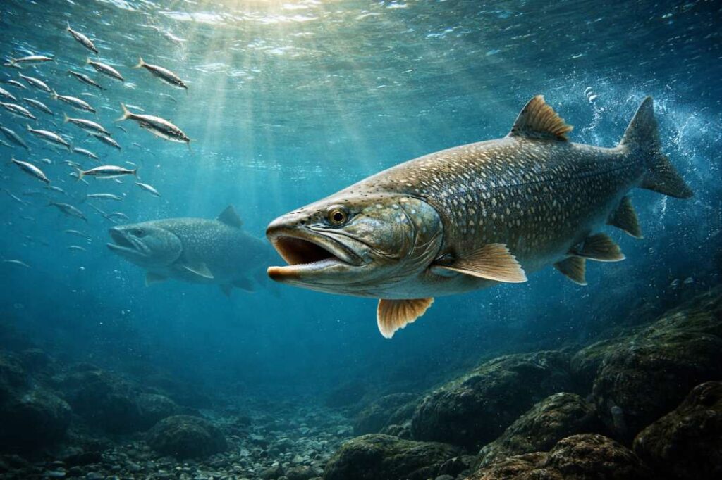 how to catch lake trout in lake Michigan