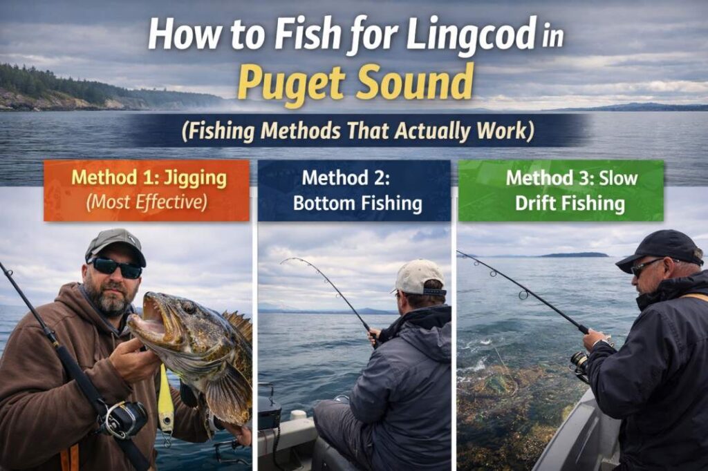 how to fish for lingcod in puget sound