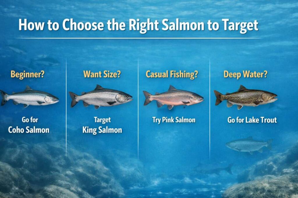 lake michigan salmon fishing tips